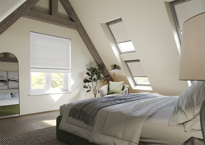 Windermere, Ecru - Roman Blind - Image 6